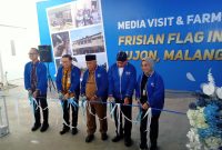 Peresmian Milk Collection Center di Pujon, Kabupaten Malang, Jawa Timur. (Lisdya)