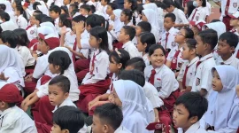 Anak sekolah. (ANTARA)