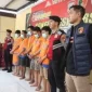 Konferensi pers penangkapan 5 tersangka pengoplos LPG 3kg. (Ist)