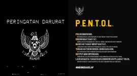 Ilustrasi Peringatan Darurat PENTOL. (Sosial media)