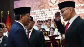 Menhan Sjafrie Sjamsoeddin menunjuk Deddy Corbuzier sebagai Stafsus. Foto/Instagram @dc.kemhan