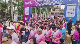 Ribuan Peserta Meriahkan Couple Run STIE Malangkuçeçwara, Ada yang dari Rusia!
