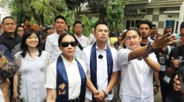 Utusan Khusus Presiden Bidang Pembinaan Generasi Muda dan Pekerja Seni, Raffi Ahmad, mengunjungi Kawasan Ekonomi Khusus (KEK) Singhasari di Malang, Jawa Timur. (Shelly/VOj)