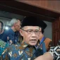 Ketua Umum Pengurus Pusat Muhammadiyah Haedar Nashir. (Shelly/VOJ)