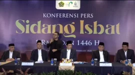 Sidang isbat penetapan 1 Ramadan 1446 H. (YouTube Kemenag RI)