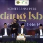 Sidang isbat penetapan 1 Ramadan 1446 H. (YouTube Kemenag RI)
