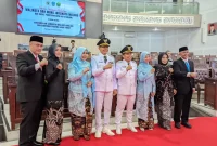 Sertijab Wali Kota dan Wakil Wali Kota Malang. (Shelly/VOJ)