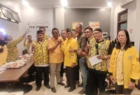 Teguh Darwanto, Ketua Pimpinan Kecamatan (PK) Blimbing Partai Golkar Kota Malang, mengumumkan kesiapan dirinya untuk maju sebagai calon Ketua DPD Partai Golkar Kota Malang