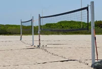 Volleyball courts on the beach (ilustrasi/iStock)